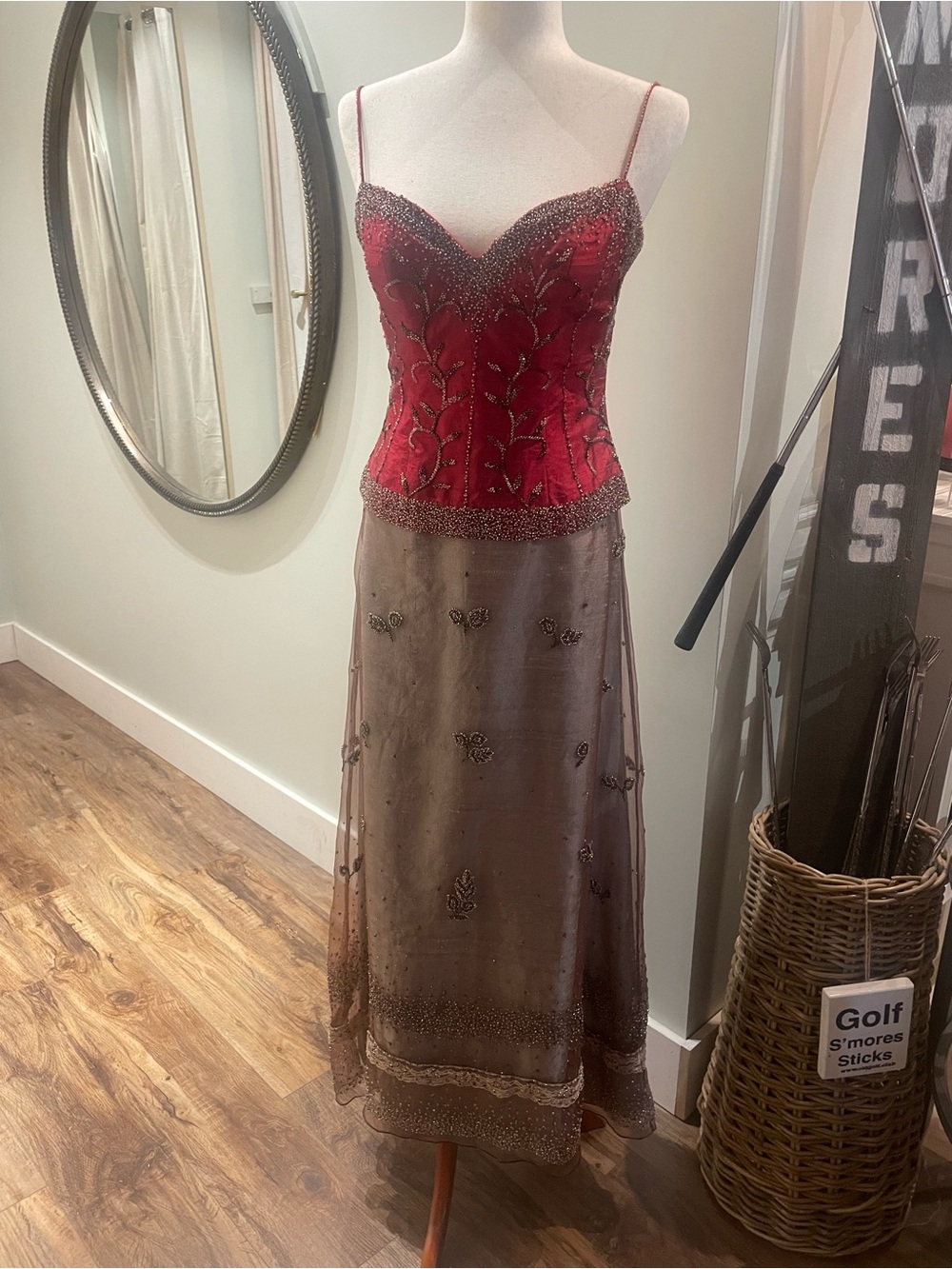 Custom made formal gown. One of a kind.